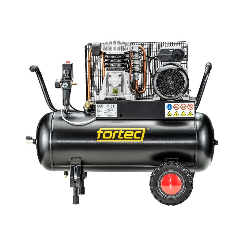 Compresseur à piston 24l mobile AIR-50/300 Fortec