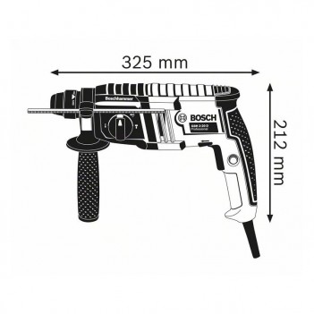 Bohrhammer mit SDS plus 650W 1,7J GBH 2-20 D Bosch