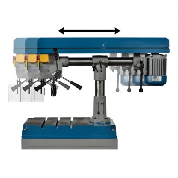 Radialbohrmaschine 400V, 0.75 kW, MK2 RBM-1609T Proton