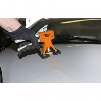 Kit de débosselage avec jeu de 19 ventouses en plastique 1366A Beta