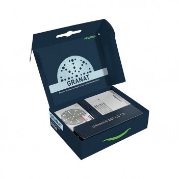 Abrasif Granat diamètre 150 STF D150/48 GR-Set + Gourde 1L Festool