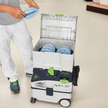 Systainer d'abrasifs Granat SYS-STF D150 GR-Set (120 disques) Festool