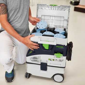 Systainer³ d'abrasifs Granat SYS-STF D125 GR-Set (100 disques) Festool