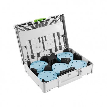 Schleifmittel-Systainer³ Granat SYS-STF D125 GR-Set (100 Schleifscheiben) Festool
