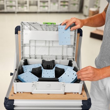 Schleifmittel-Systainer³ Granat SYS-STF 80X133 GR-Set (100 Streifen) Festool