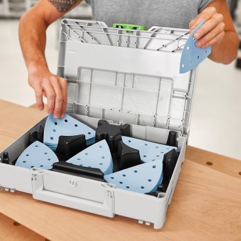 Systainer³ d'abrasifs Granat SYS-STF DELTA GR-Set (100 pièces) Festool
