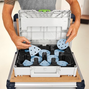 Systainer³ d'abrasifs Granat SYS-STF D90/V93 GR-Set (160 pièces) Festool