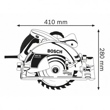 Scie circulaire 235mm 2200W GKS 85 Bosch