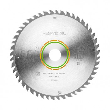 Lame de scie circulaire WOOD FINE CUT HW 230x2,5x30 W48 Festool