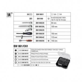 Koffer mit 147 Werkzeugen + 12V-Bohrmaschine BW 2056E 12V/19P Beta
