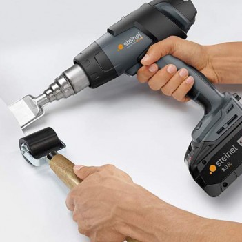 Heissluftgebläse MH 5 inkl. 18V + 1 Akku 8Ah LiHD und Ladegerät Steinel