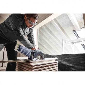 Scie circulaire à capot basculant sans fil HKC 55 EB-Basic Festool