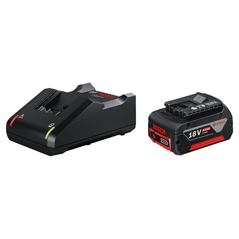 Set 1 batterie GBA 18V 4.0Ah + Chargeur GAL 18V-40 Bosch Set 1 batterie GBA 18V 4.0Ah + Chargeur GAL 18V-40 Bosch