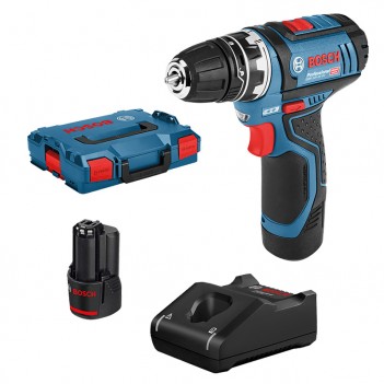 Perceuse-visseuse GSR 12V-15 FC + 2 accus Bosch