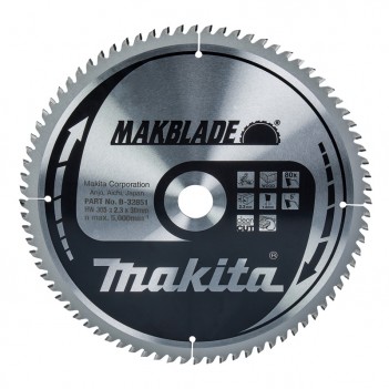 Lame de scie circulaire, Makblade T.C.T, 305 x 30 mm, 80 dents B-32851 Makita