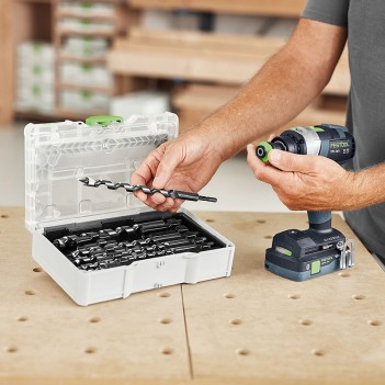 Set de mèches à simple spirale SYS3 S 76-SB CE-SORT/6 Festool