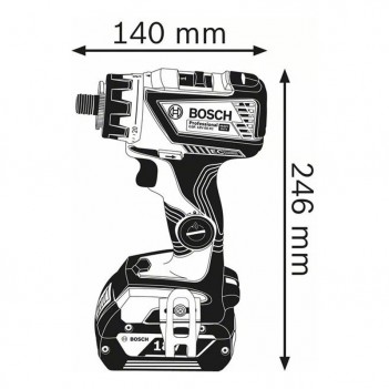 Perceuse-visseuse 60Nm GSR 18V-60 FC Bosch