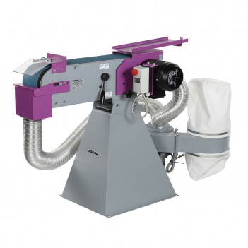 Ponceuse à bande 400V 150x2000mm avec aspiration BG 1503 ASP Sidamo