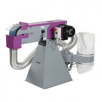 Ponceuse à bande 400V 150x2000mm avec aspiration BG 1503 ASP Sidamo