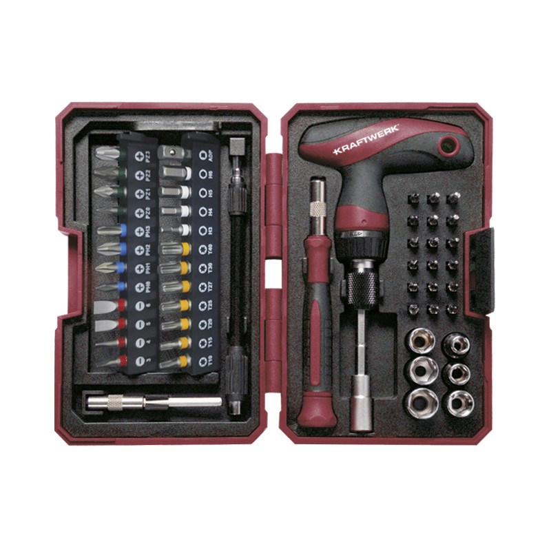 Ratschen-Schraubendreher Satz 1/4" 53-tlg. Kraftwerk