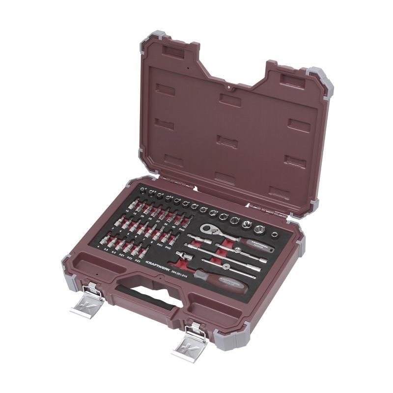 Coffret de douilles, en pouce, 14, 44 pcs. Kraftwerk