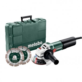 Winkelschleifer 1100W 125mm WQ 1100-125 SET Metabo