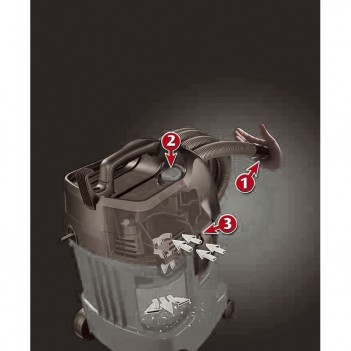 Aspirateur eau et poussières DCP 25 Sidamo