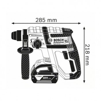 Akku-Bohrhammer mit SDS plus 1,7J GBH 18 V-EC Bosch