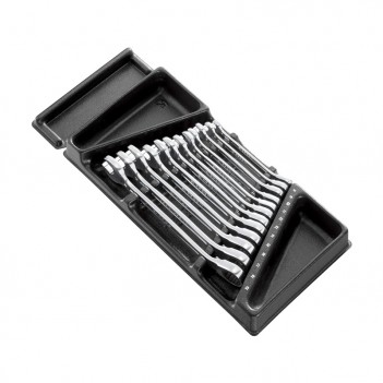 Module de clés mixtes à cliquet métriques en plateau thermoformé MOD.467BJ12PB Facom