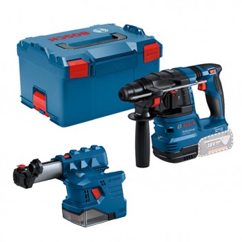Bohrhammer SDS plus 2,6J GBH 18V-22 + Absaugung GDE Bosch