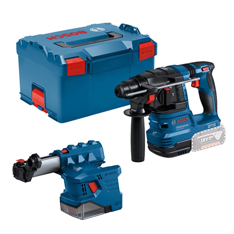 Perforateur SDS plus 2,6J GBH 18V-22 + Aspiration GDE Bosch