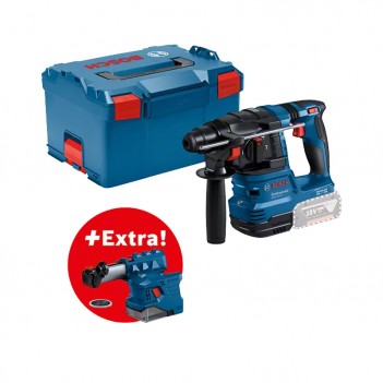 Bohrhammer SDS plus 2,6J GBH 18V-22 + Absaugung GDE Bosch