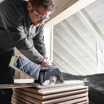 Scie circulaire à capot basculant sans fil HKC 55 5,0 EBI-Plus-SCA Festool