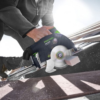 Scie circulaire à capot basculant sans fil HKC 55 5,0 EBI-Plus-SCA Festool