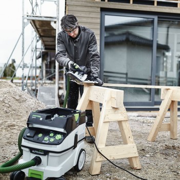 Scie circulaire à capot basculant sans fil HKC 55 5,0 EBI-Plus-SCA Festool