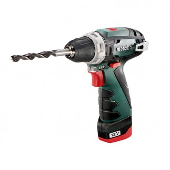 Set 12V Powermaxx BS Bohrschrauber + Akku und Ladegerät Metabo