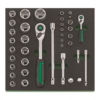 Werkstattwagen 7 Schubladen mit Werkbank, 267 Werkzeuge  WB 621/267QR Stahlwille