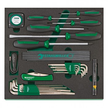 Werkstattwagen 7 Schubladen mit Werkbank, 267 Werkzeuge  WB 621/267QR Stahlwille