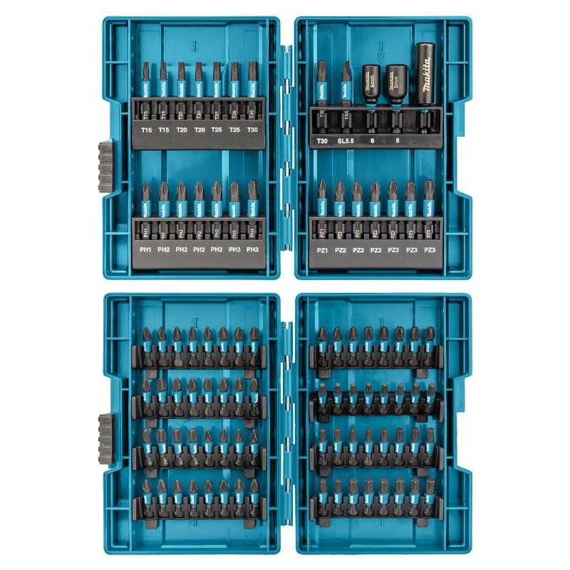 Bitset Impact Black, 90-teilig E-03109 Makita