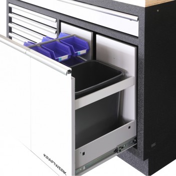 Meuble bas large 7 tiroirs et 2 bacs coulissants Mobilio 3964-03-W Kraftwerk