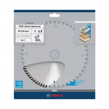 Multi Material 216/30 80 Kreissägeblatt Bosch