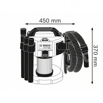 Akku-Staubsauger GAS 18V-10 L Bosch