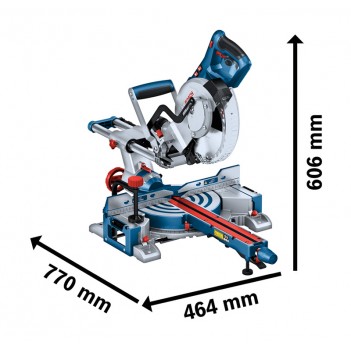 Scie à onglets radiale 1200W GCM 305-216 D Bosch