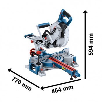 Akku-Kapp- und Gehrungssäge BITURBO GCM 18V-216 D Bosch