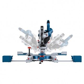 Scie à onglets radiale sans-fil BITURBO GCM 18V-216 D Bosch