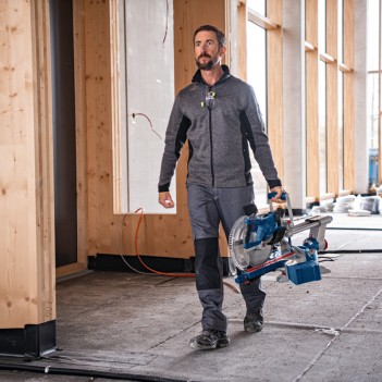 Akku-Kapp- und Gehrungssäge BITURBO GCM 18V-254 D Bosch