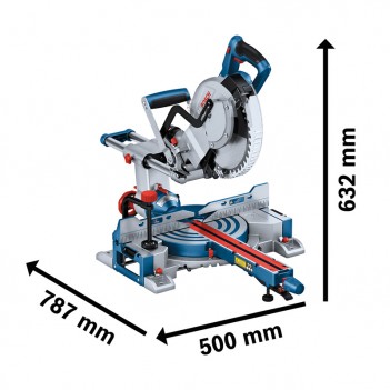 Akku-Kapp- und Gehrungssäge BITURBO GCM 18V-254 D Bosch