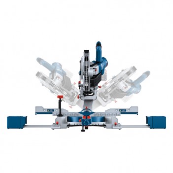 Scie à onglets radiale sans-fil BITURBO GCM 18V-254 D Bosch