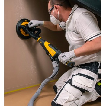 Ponceuse à bras compact LEROS-S 950CV 225 mm exc. 5.0 mm + Housse Mirka