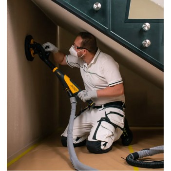 Ponceuse à bras compact LEROS-S 950CV 225 mm exc. 5.0 mm + Housse Mirka